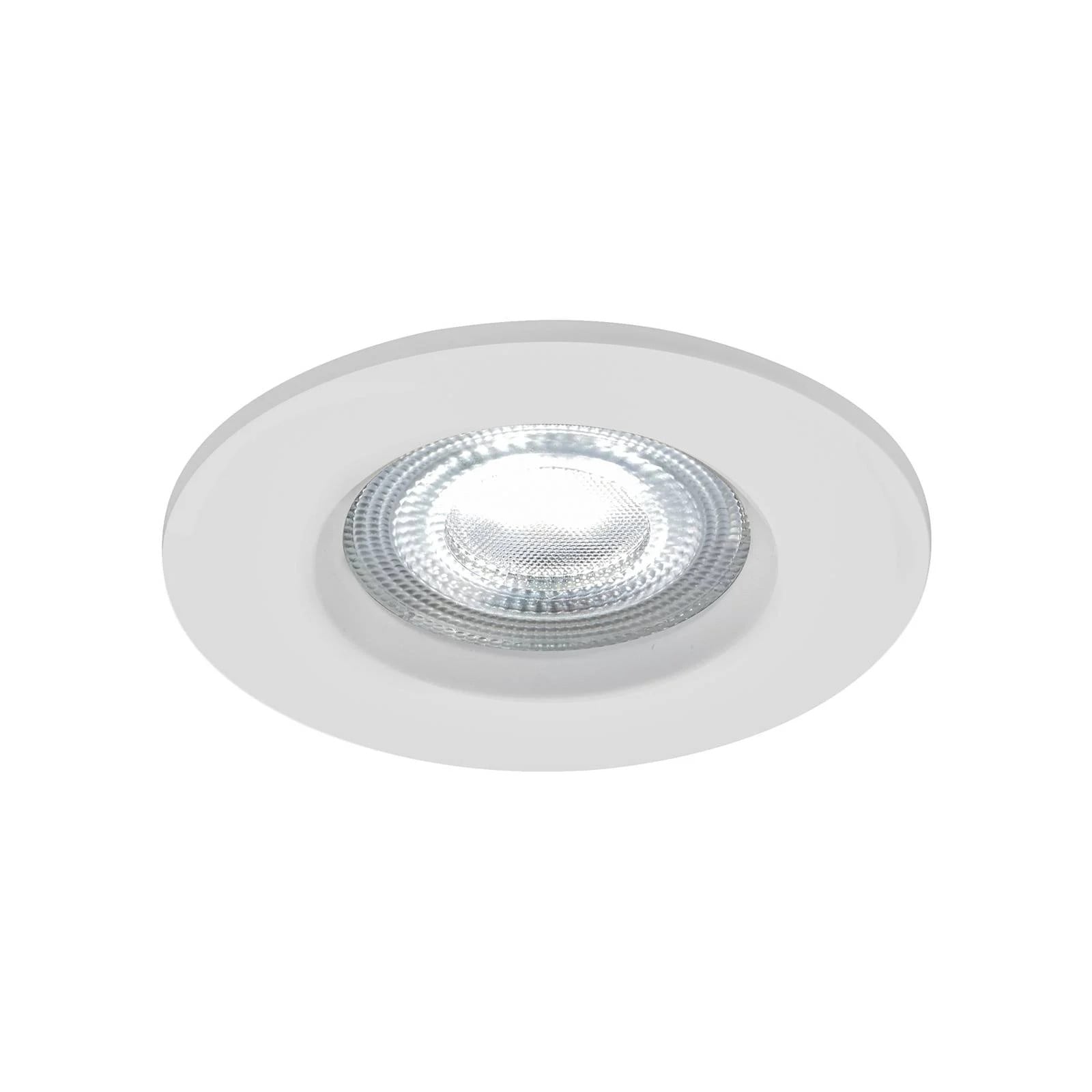 Nordlux Don Smart LED inbouwspot set van 3, wit, IP65, dimbaar met Bluetooth en WiFi voor badkamer