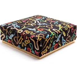 Toiletpaper Snakes Pouf 103 cm quadratisch