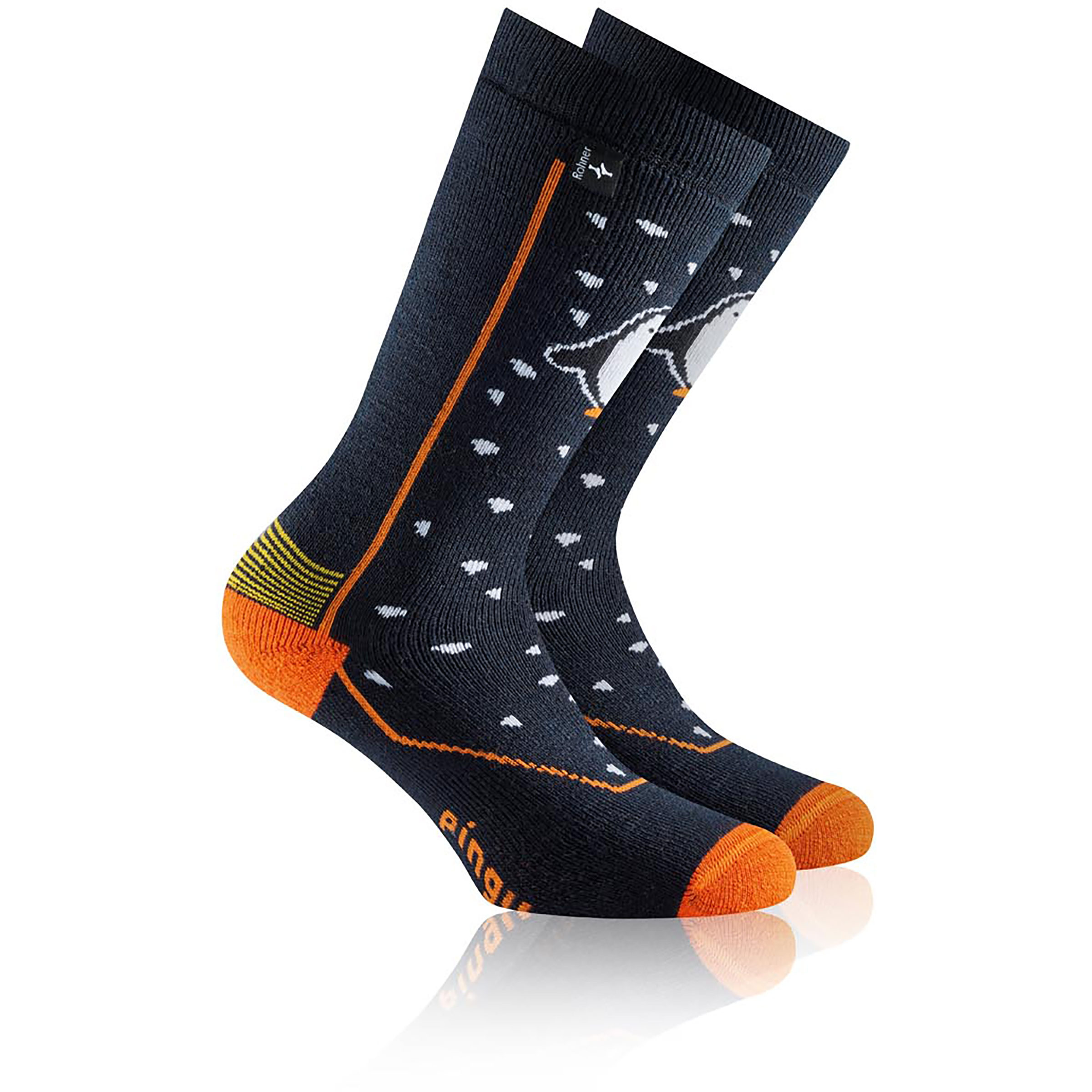 Rohner Pinguin Kinder Freizeitsocken blau Größe 31 Lifestyle Isolierend schoeller
