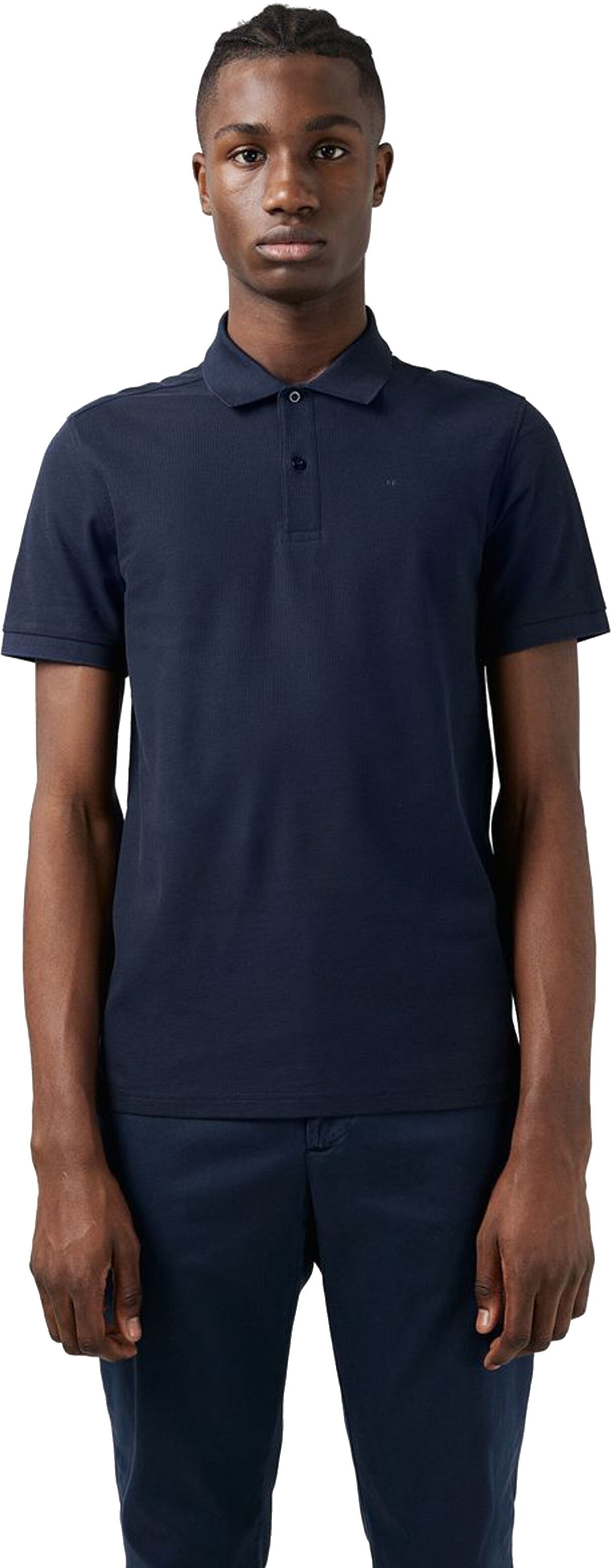 J.Lindeberg Troy ST Pique Polo Shirt JL Navy, L