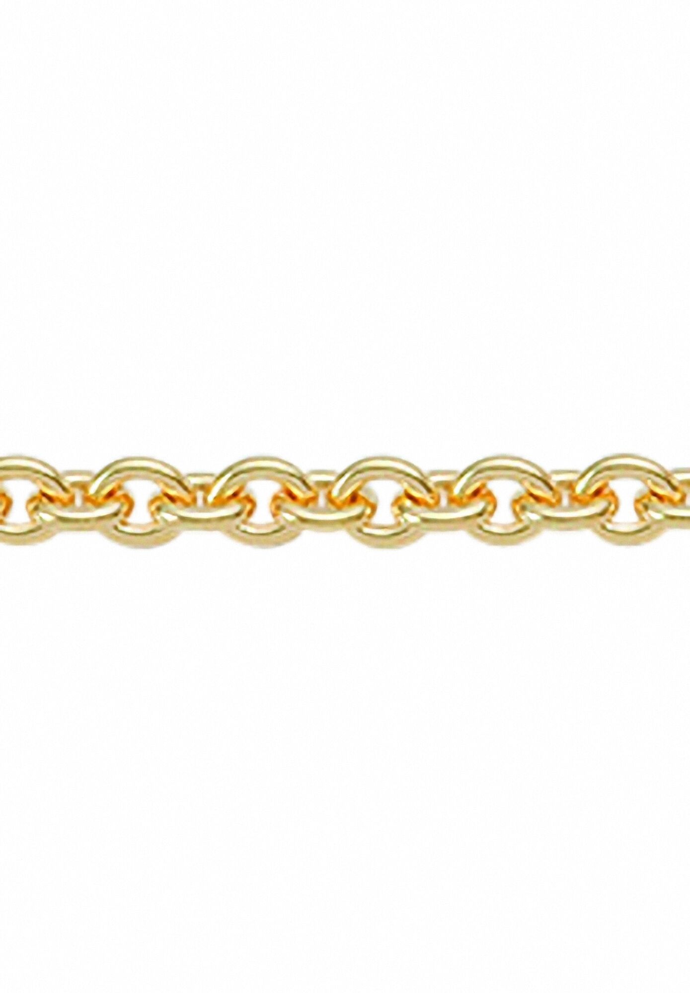 Kette ohne Anhänger ADELIA´S "333 Gold Anker Halskette 36 cm Ø 1,1 mm" Gr. 36, gold, Halsketten, Damen, 36, Gelbgold 333, Kette ohne Anhänger