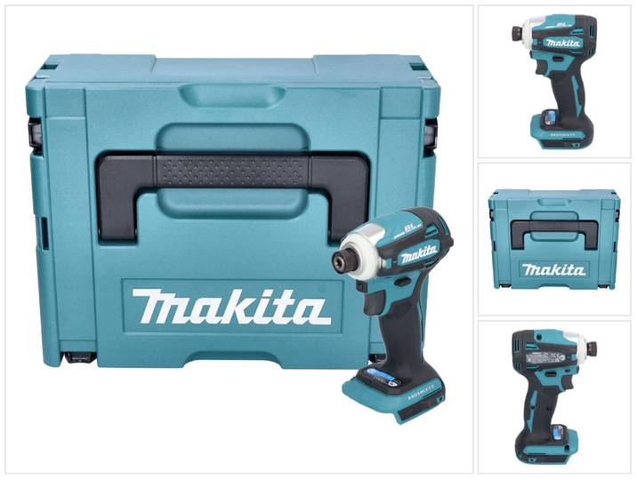 Makita DTD 172 ZJ Clé à choc sans fil 18 V 180 Nm 1/4'' Brushless + Makpac - sans batterie\, sans chargeur