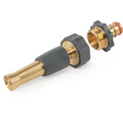 Gartenspritze mit regulierbarem Wasserstrahl 3/4" IG Messing mit 3/4" AG Wasserhahnanschluss 10 cm BRASS SOFT BR-S4711