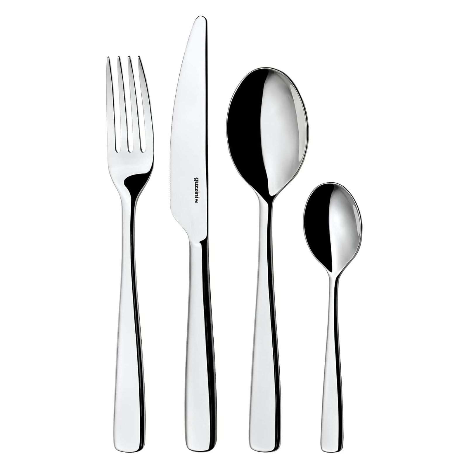 Guzzini 29780063 Besteckset Grace aus Edelstahl 24-teilig (24 Stk., Besteck Set) (8008392254461)