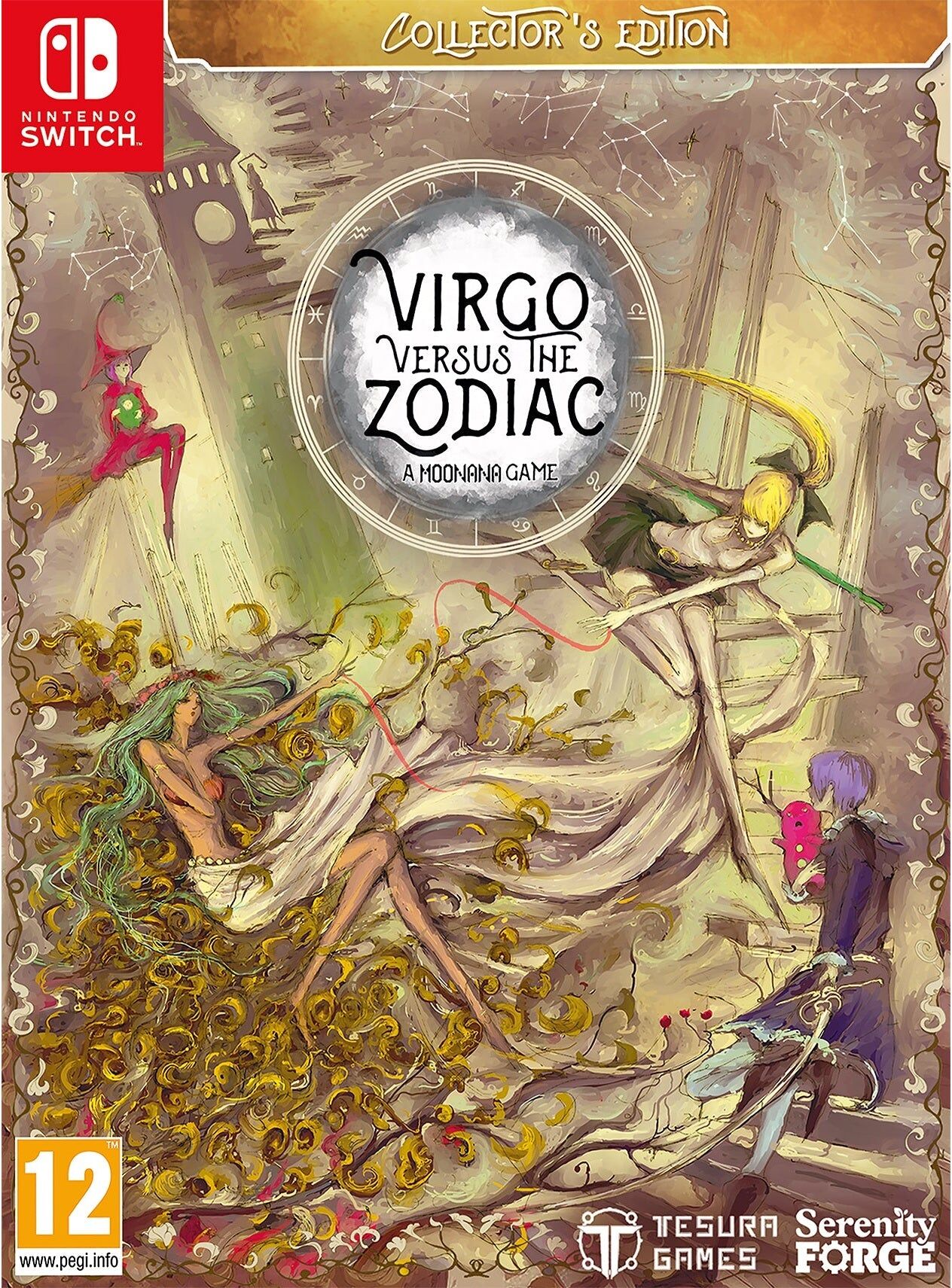 Tesura Games Virgo Versus the Zodiac Collector's Edition for Nintendo Switch (Game Cartridge) - Collector's Edition