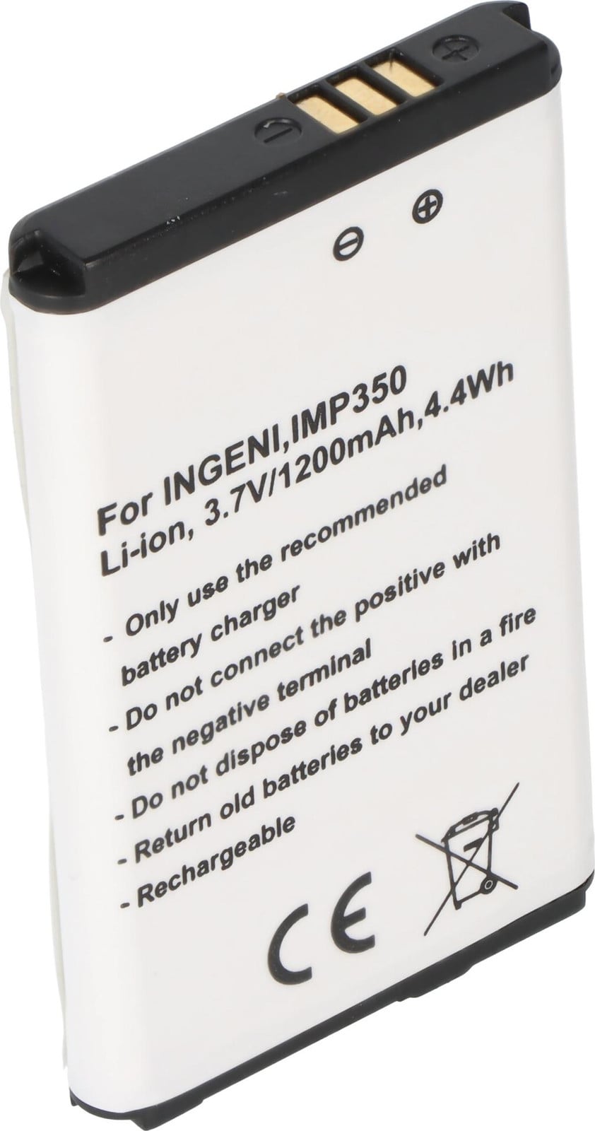 AccuCell Accu voor Ingenico IMP350, Lithium-ion, 3,7V, 1200mAh, 4,4Wh