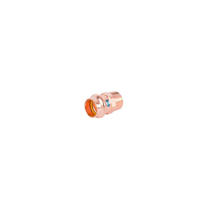 HS AQUAGAS V Übergangsstück 28 mm x 3/4 Zoll 4501028034 Kupfer, AG, Press Copper, Fitting für Gas und Wasser