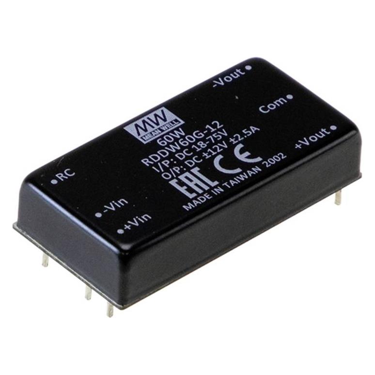 Mean Well DC/DC-Wandler, Print (RDDW60F-12)