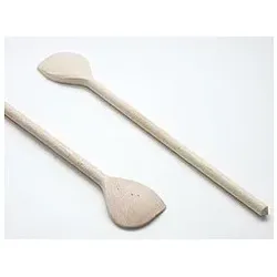 Holzkochlöffel Holz Löffel Spitzlöffel Rührlöffel Kochutensilie 300mm Braun 1