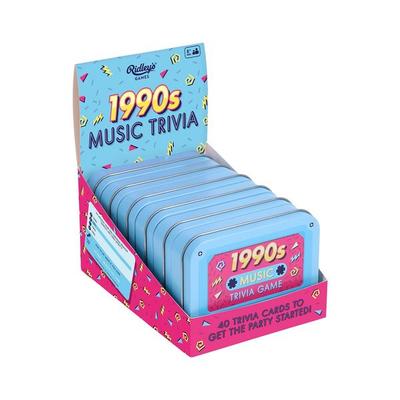 1990s Music Trivia Game CDU of 6, von Ridley's Games, Abrams & Chronicle, 978-1-79722-964-5
