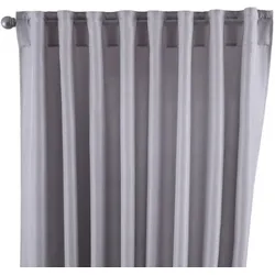 SCHLAUFENGARDINE »Jena« HxB 145x140 cm Silber
