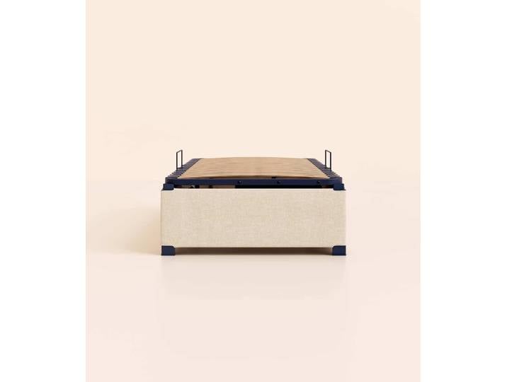 Sommier coffre 90x190 cm - Beige - Tediber