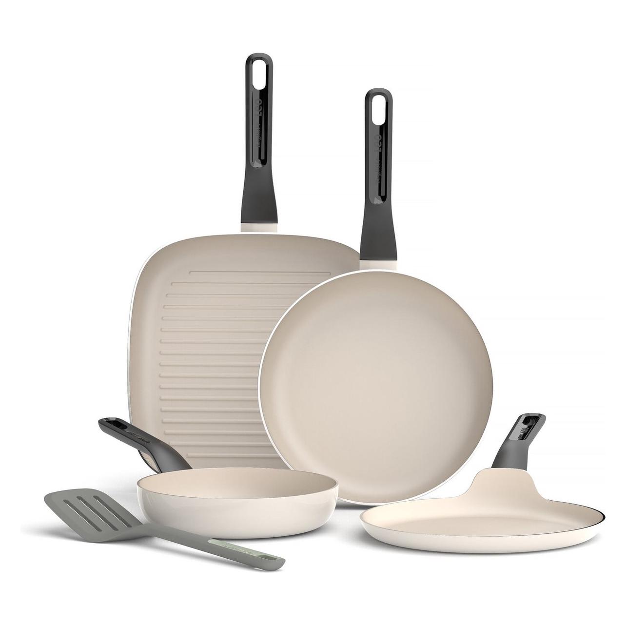 BergHoff 4-pc frying pan set non-stick Glints Spirit with turner Balance (3950614)