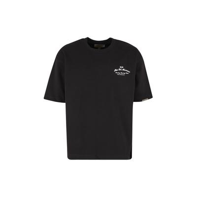T-Shirt PAS DE MONACO "Pas De Monaco F40 T-SHIRT", Herren, Gr. S, schwarz, 100% Baumwolle, bedruckt, normal, Rundhals, Shirts T-Shirt