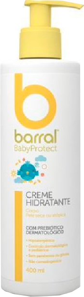 Barral Babyprotect Creme Hidratante Pele Atópica 400ml