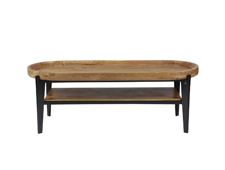 SIT Möbel TAYLOR Couchtisch Mangoholz, Beine Metall