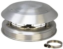 M.A.D Cowls MAD Junior Aluminium Anti-downdraught Chimney Cowl