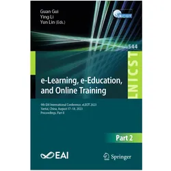 e-Learning, e-Education, and Online Training, Fachbücher von Guan Gui, Ying Li, Yun Lin
