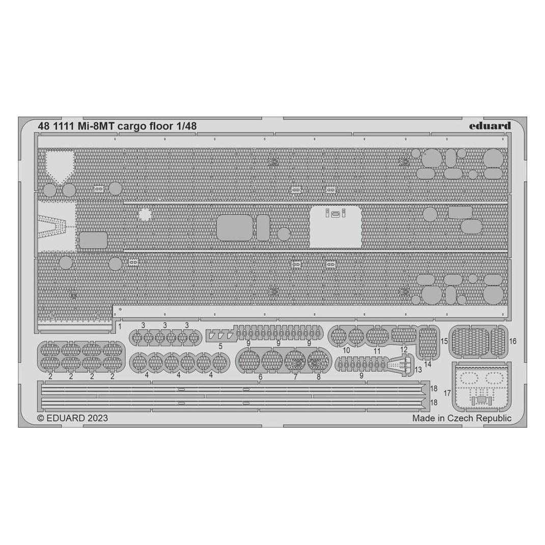 Eduard Mi-8MT cargo floor 1/48 TRUMPETER (481111)