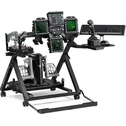 Next Level Racing Flight Stand Pro, Sim Rig, Schwarz