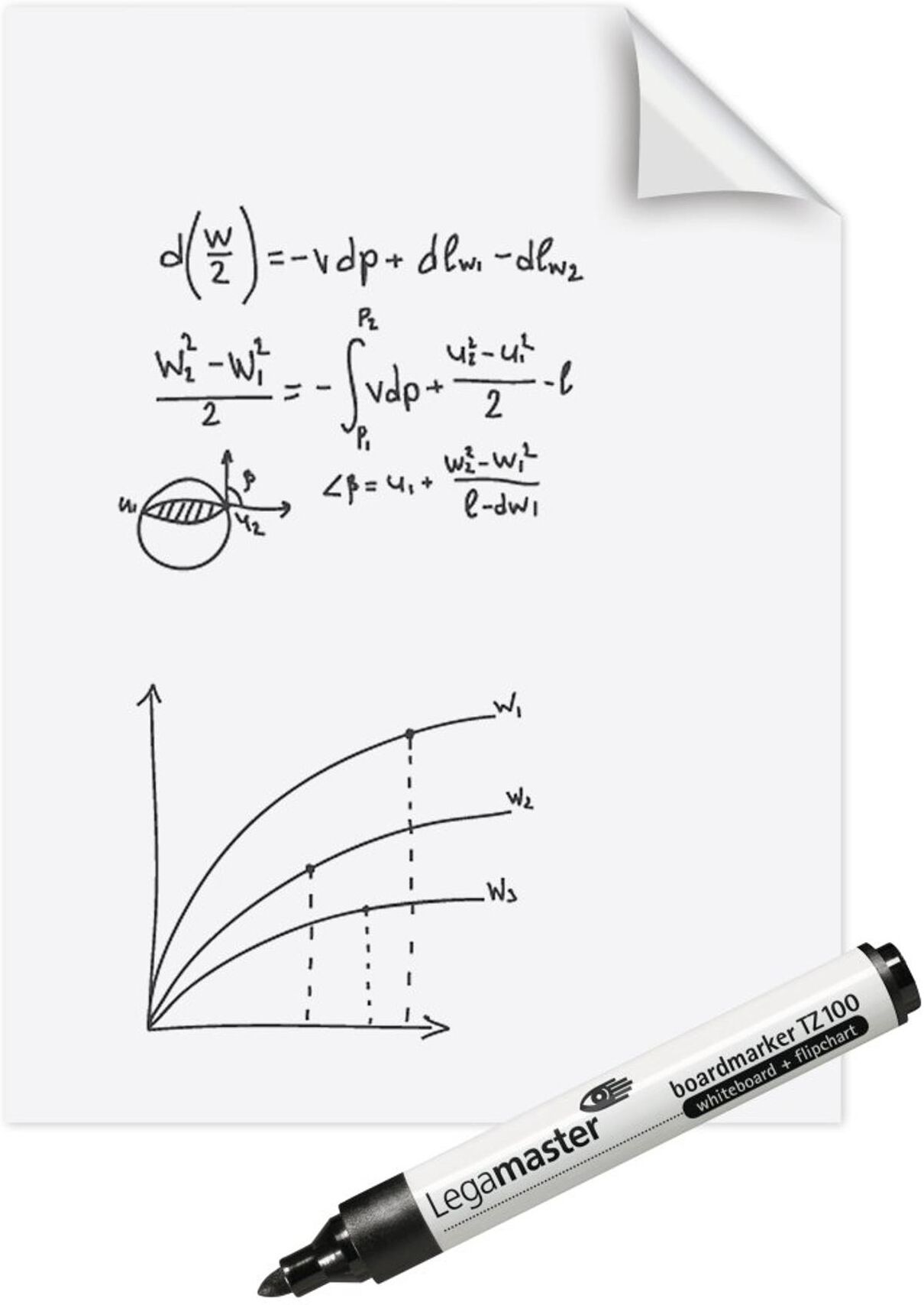 LEGAMASTER Magic-Chart whiteboard film 60x80cm