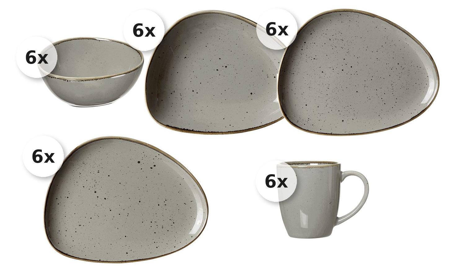 Kombiservice 30 tlg. Taste taupe