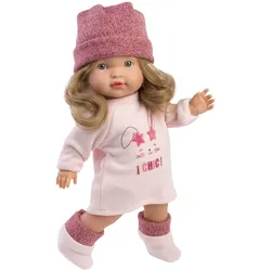 Llorens 28041 VALERIA - realistische Puppe mit Vollvinylkörper - 28 cm