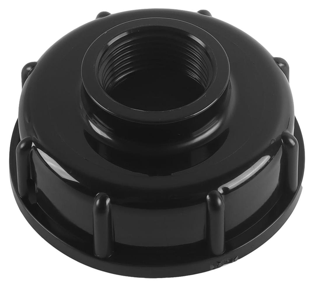Dripio IBC-adapter S60x6 naar 1/2 inch, zwart
