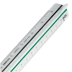 Aristo Dreikantmaßstab für Architekten »AR1314/3« 30 cm weiß