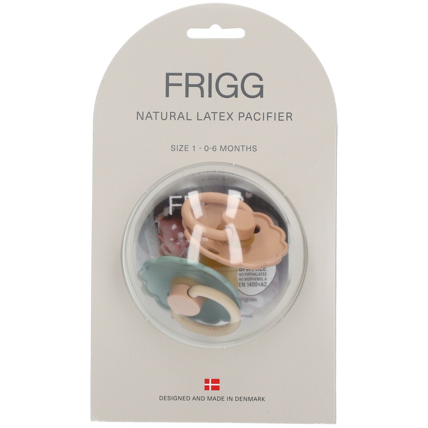 Frigg Fopspeen Daisy Willow - Gold 0-6 Maanden 2 St Schnuller