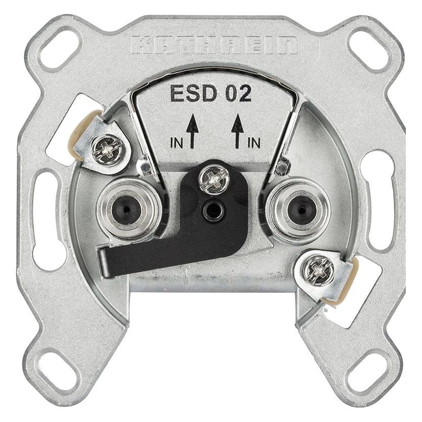 Kathrein ESD 02 Antennendose 2-fach mit DC-Durchlass (Antennendose) (211500001)