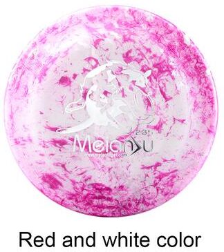The Handy Homestead Soft Silicone Dog Flying Disc Interactive Fetch Training Toy red White Color 235mm