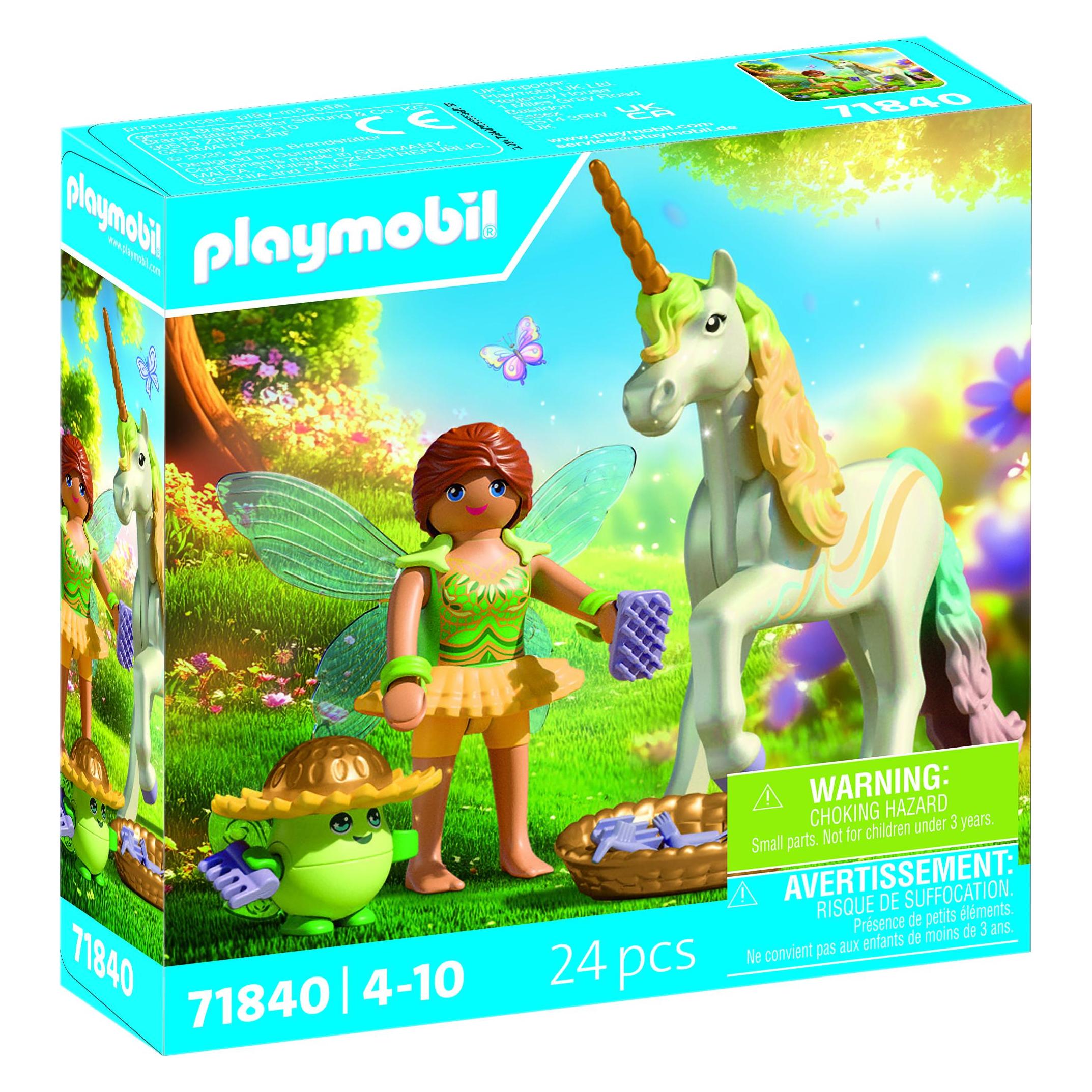 Playmobil Regenbogenblumen-Einhorn Mit Fee (Playmobil Princess Magic) (71840)
