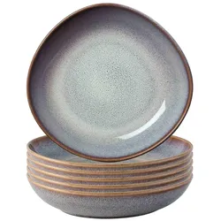 Villeroy & Boch Multipack Lave beige Schale flach klein - 6 Stück, Schüssel + Schale, Beige