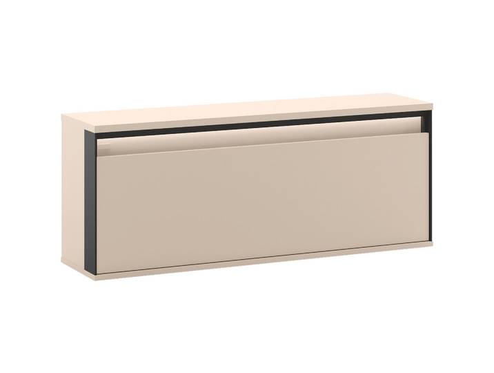 Voleo Kommode, Schwarz, Beige, F, warmweiß, 120x45x30 cm, Beimöbel erhältlich, stehend, hängend, Beleuchtung, Wohnzimmer, Kommoden & Sideboards, Kommoden