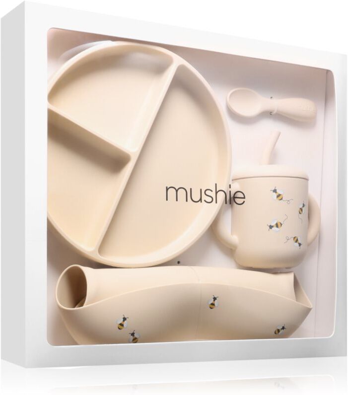 Mushie Feeding Toddler Set set de repas pour les tout-petits 6m+ Bees