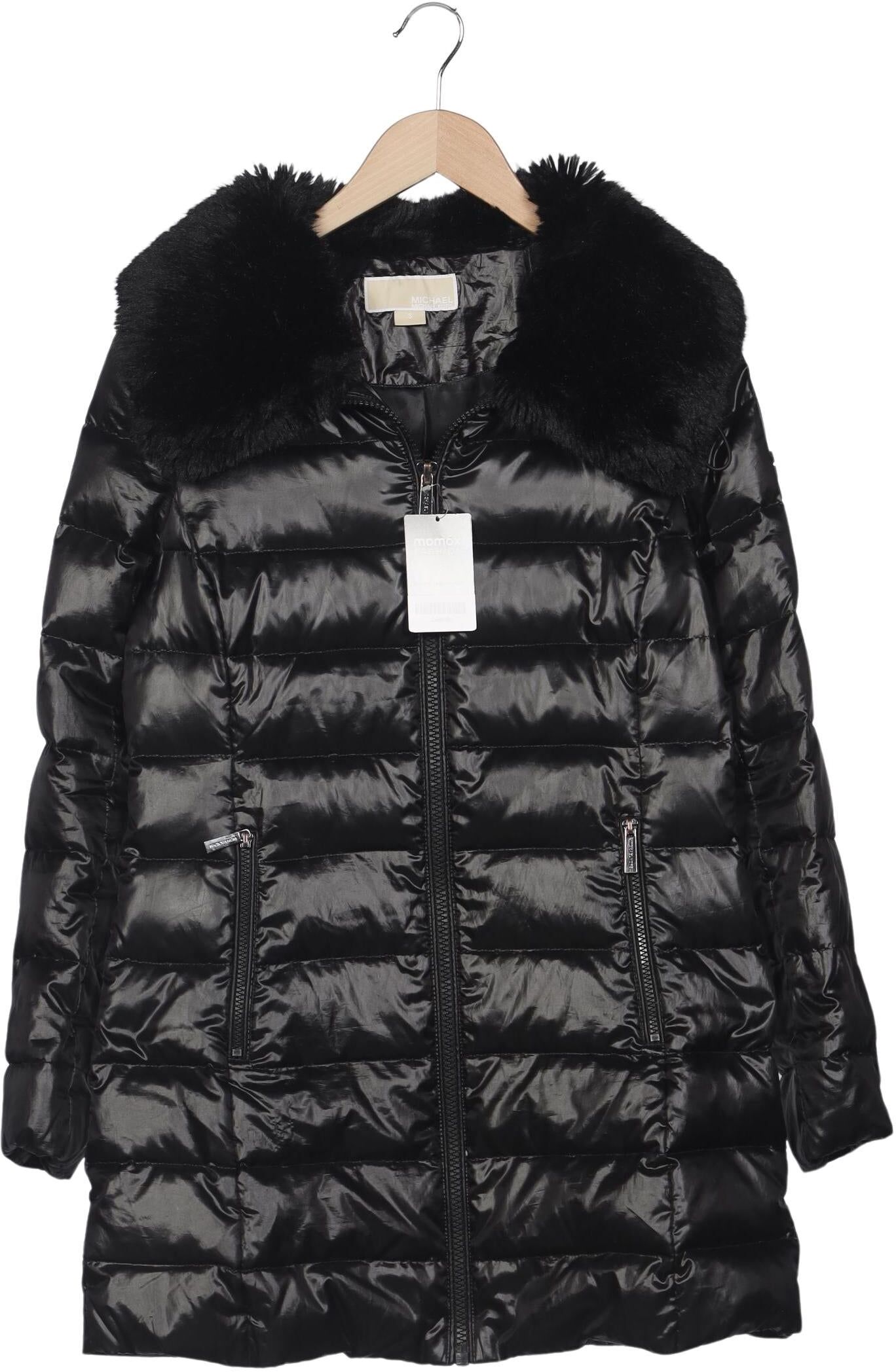 Michael Michael Kors Damen Mantel, Schwarz, Gr. S, Synthetik - Second Hand