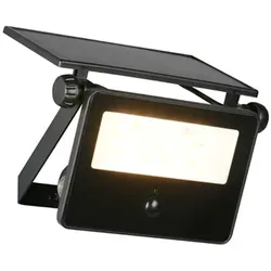 Solarlampe Außenwandleuchte Gartenlampe Bewegungsmelder schwenkbar LED B 14,5 cm