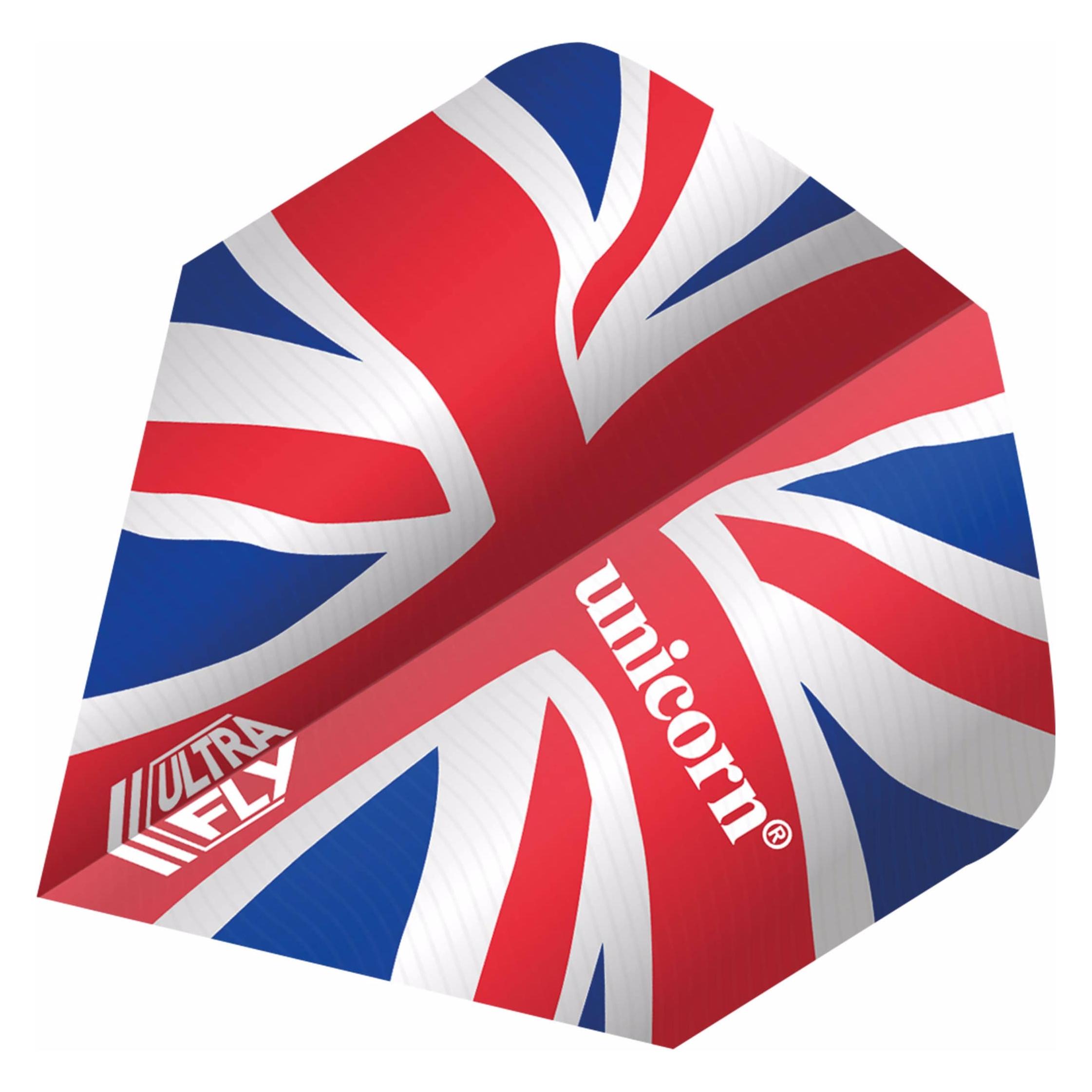 Unicorn Ultra Fly 100 Union Jack Wave Flights (17321486)