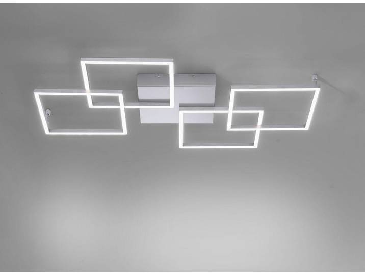 Plafonnier INIGO Paul Neuhaus\, acier\, 4 modules LED 8 W 3000 K\, éclairage d'intérieur\, IP20