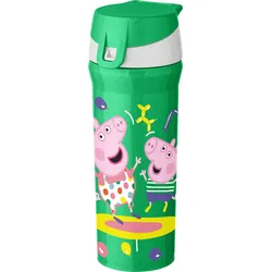 Koziol Stan Peppa Pig Pop Trinkflasche 500 ml spring green