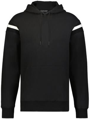 Holloway 223526 HERITAGE PREP HOODIE in Black/Vanilla size 3XL   Triblend