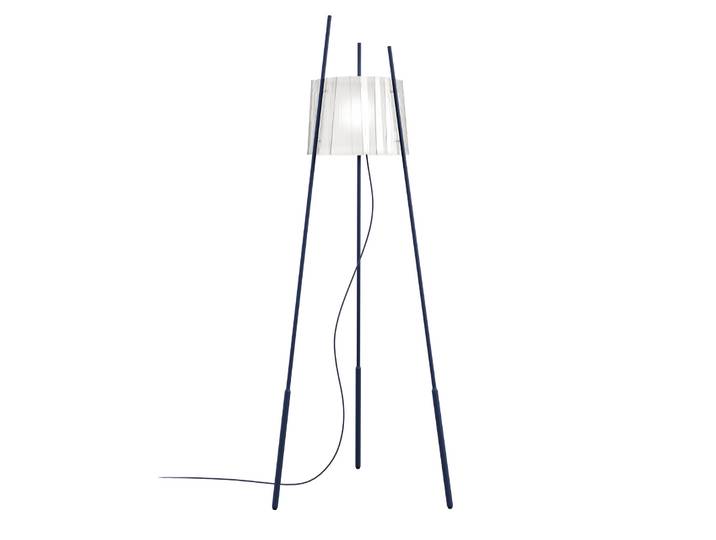 Tyla Stehleuchte Dark Blue - KDLN - Wohnzimmer - Design - Metall - Mit Schirm