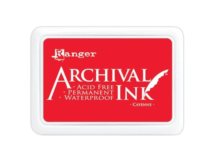 RANGER INDUSTRIES Inktpad, rood, één maat