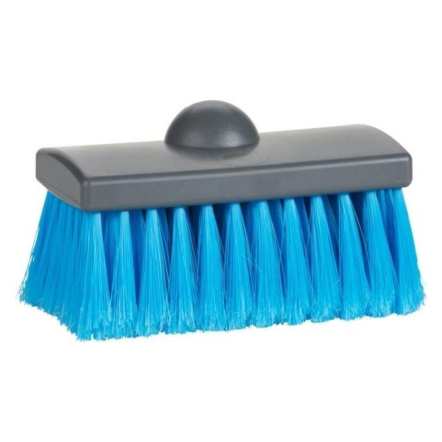 Multi Brush with water flow, Vikan, blue, PP, 15 cm, soft, slotted (5705022039391)