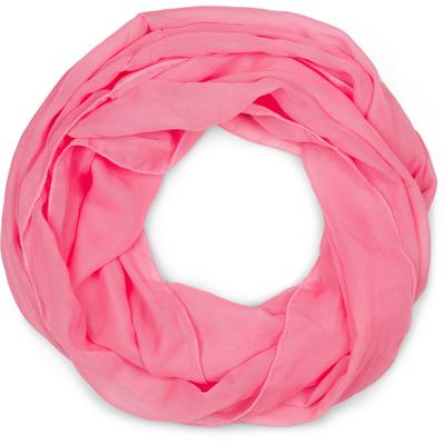 Loop STYLEBREAKER "Seidiger unifarbener Loop", Damen, rosa, Obermaterial: 100% Viskose CV., Modisch, Modetücher Loop