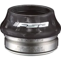 Steuersatz IS-2C Orbit IS Carbon, FSA, Ober- und Unterteil, für 1 1/8" Gabelschaft, mit 15 mm Carbonkappe, SHIS IS 41/28.6 - IS 41/28.6, Größe: 1 1/8", Farbe: Schwarz, Gewicht: 96 g