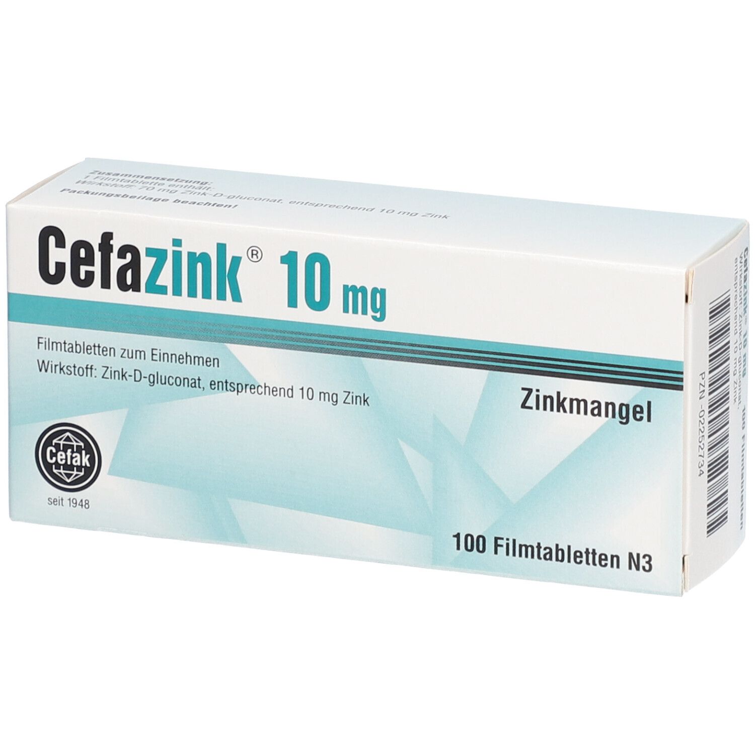 Cefazink 10 mg Filmtabletten 100 St