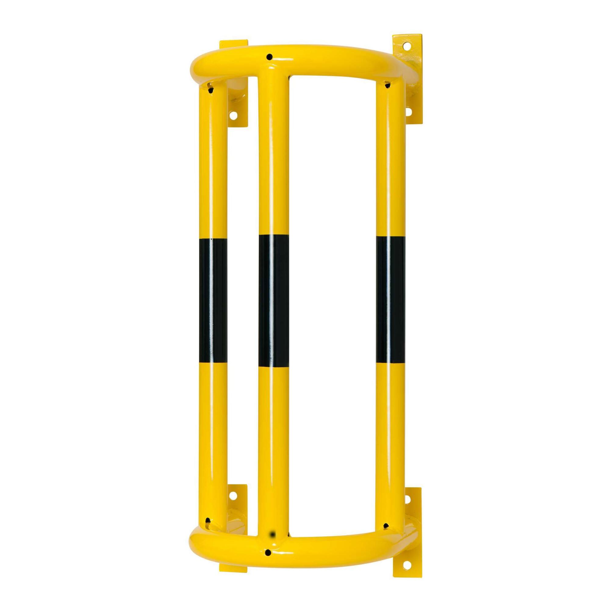 Moravia Rohrschutz Groß 1000 schwarz/gelb 1000 x 350 x 300 mm mit Wandplatten (200.28.423)