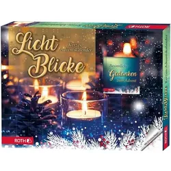 Adventskalender 'Kerzen-Adventskalender - Lichtblicke' bestückt